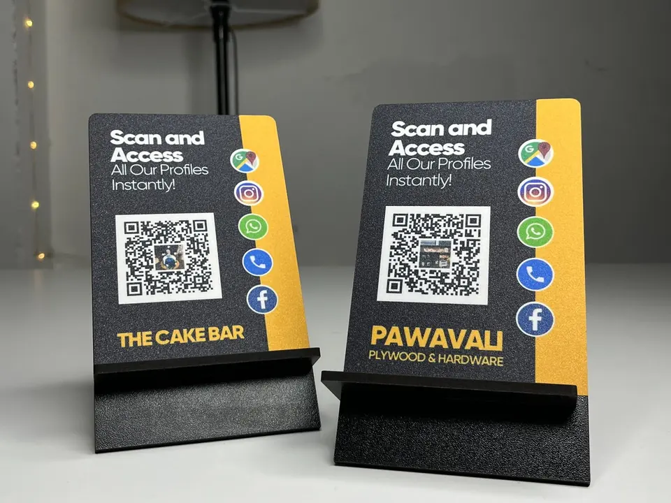 ScanEra standees for two businesses